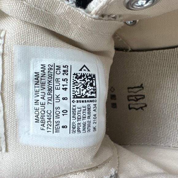 Rick Owen’s Drk Shdw x Converse shoe size men’s 8/ women’s 10 - Picture 2 of 3